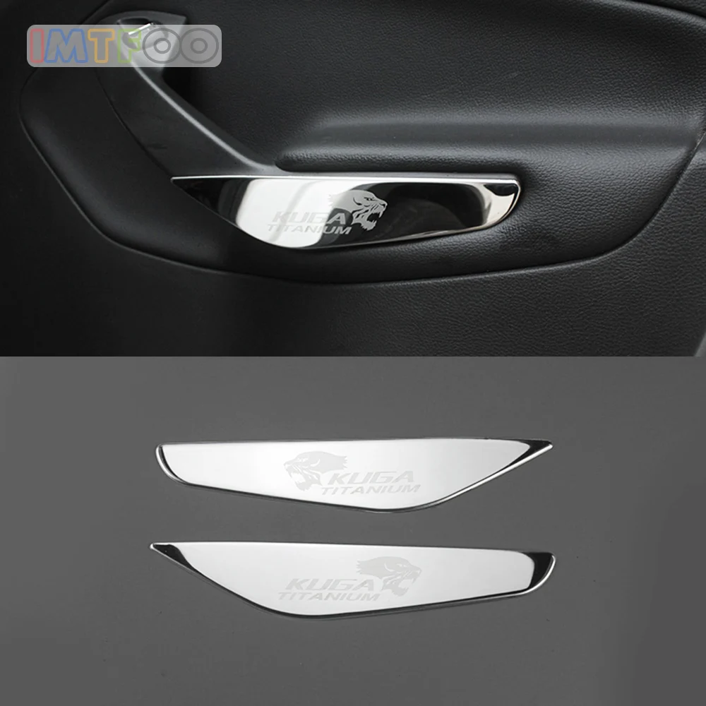 Внутренняя отделка ручки задней двери для FORD KUGA 2013-2016 2017 2018 аксессуары автомобиля