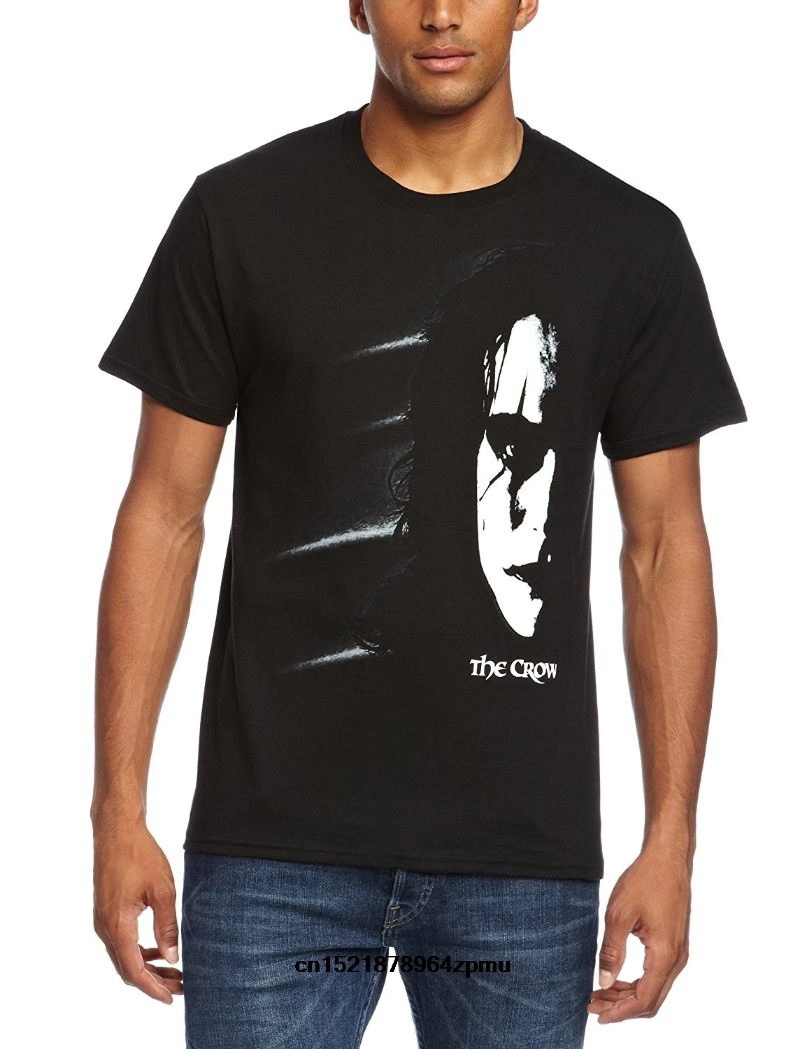 Gildan Men T shirt The Crow Close Short Sleeve funny t-shirt novelty tshirt women | Футболки и поло