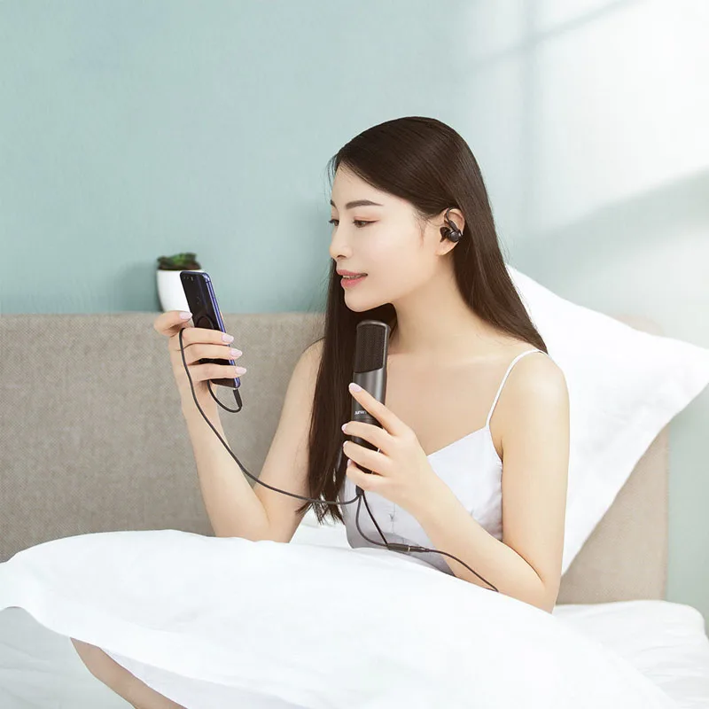 Новейший Xiaomi Youpin JUNLIN умный беспроводной микрофон интеллектуальное шумоподавление прочный режим ожидания широко используется