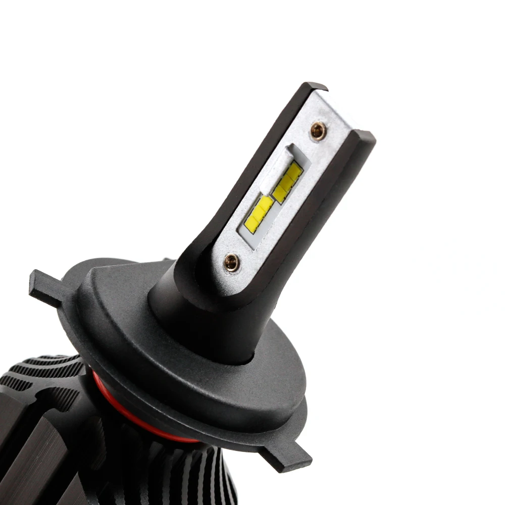 OGA 2 шт. H1 H3 H4 Led H7 H11 Автомобильные светодиодные фары HB3 HB4 9005 9006 CSP чип лампа 24 в 12 В