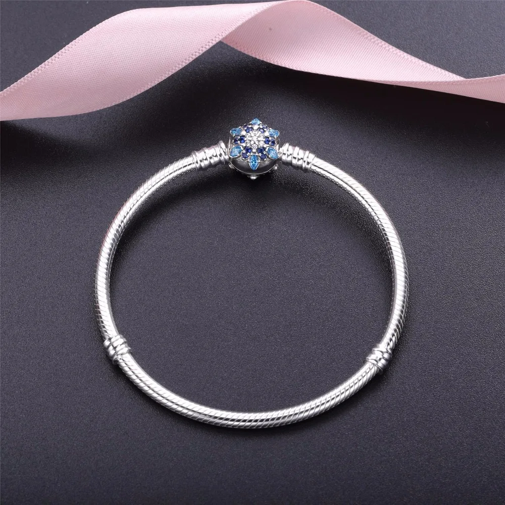 Женский браслет из серебра 100% пробы с кристаллами | Украшения и аксессуары