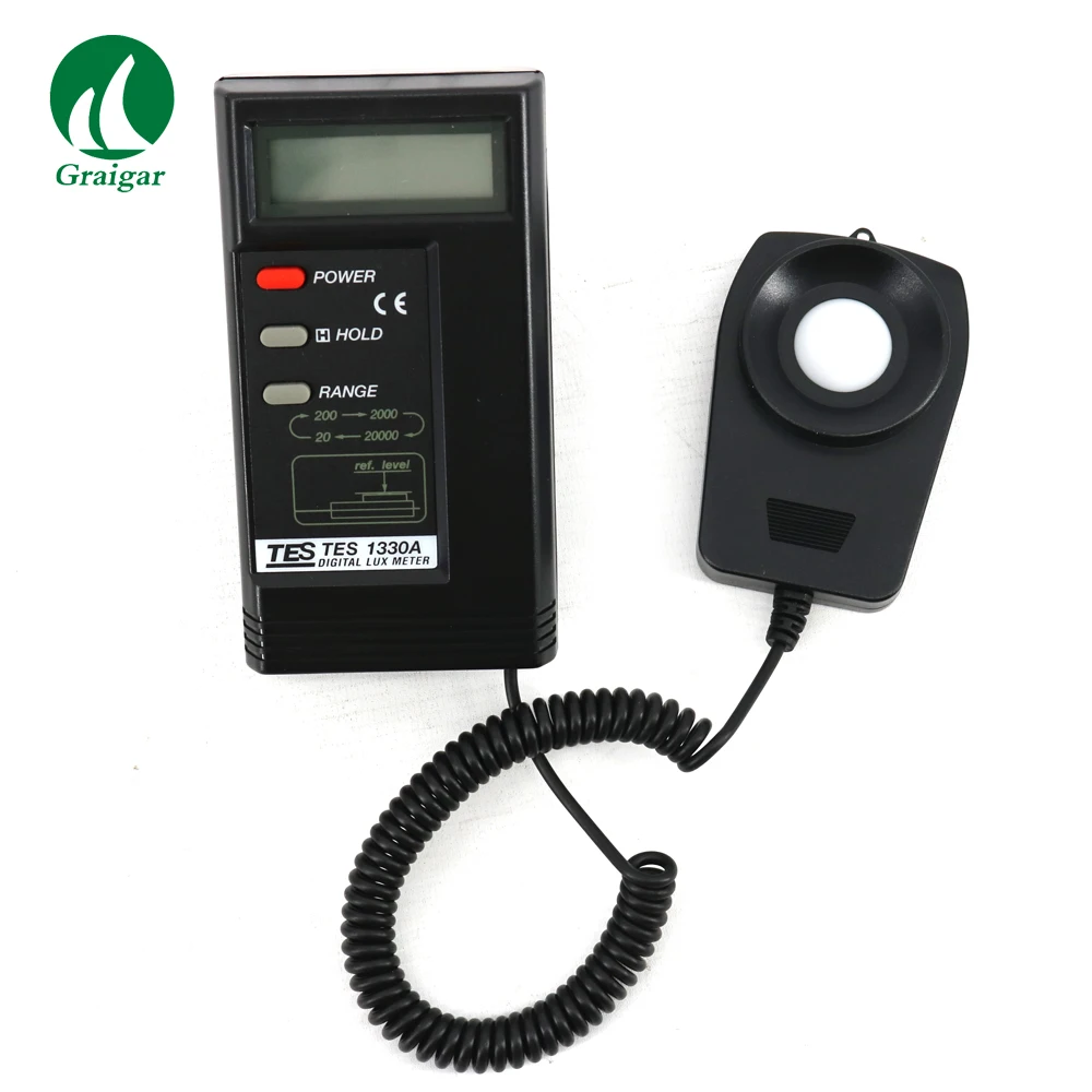 TES 1330A цифровой Люкс метр световая яркость люксовый 3 1/2 цифра ЖК