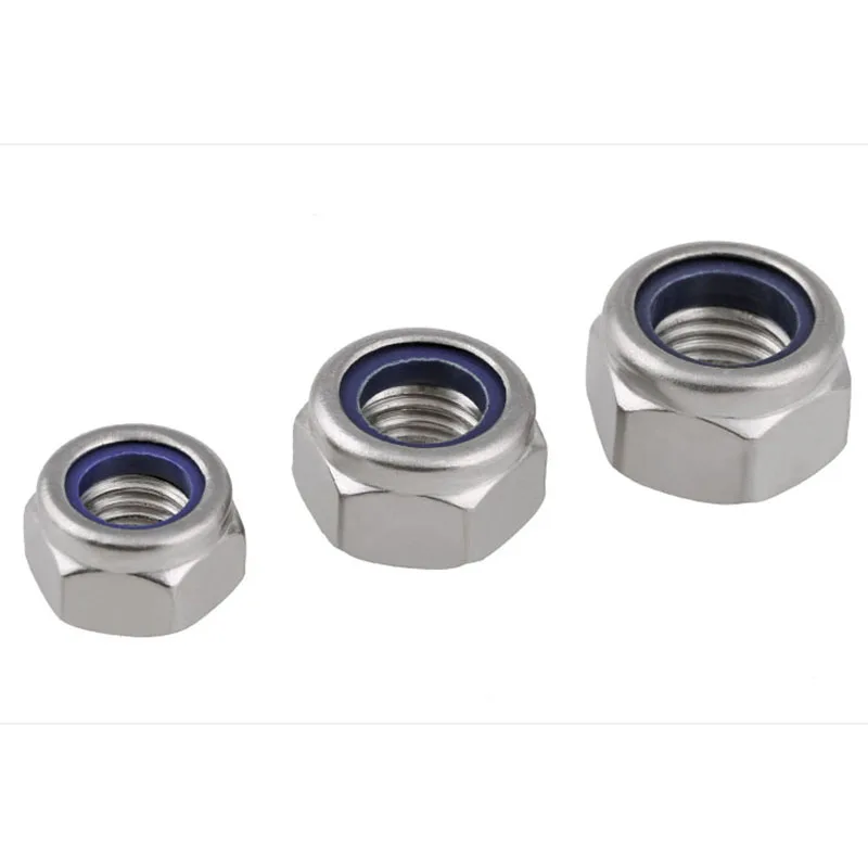 Stainless Steel LocKnut 316 Lock Nut Non-Slip M2M2.5M3M4M5M6M8M10M12 10 Pcs | Обустройство дома
