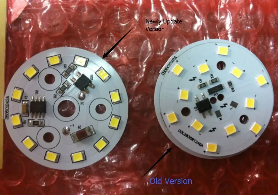 Светодиодная печатная плата без драйверов 220 В с регулируемой яркостью для