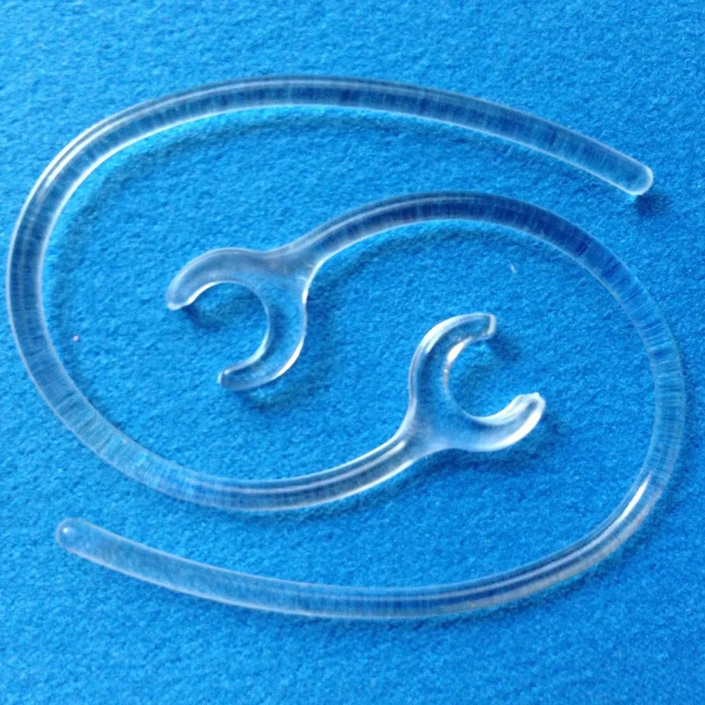 Новые портативные 2 шт крючки для наушников Замена прозрачные силиконовые