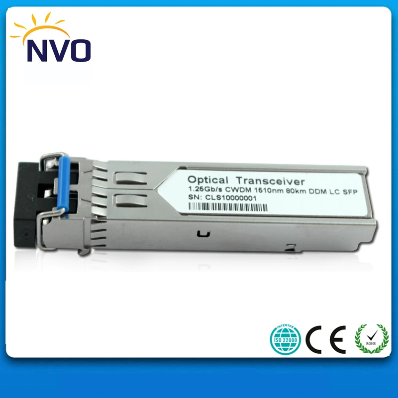 1 25G 1590nm двойное волокно LC 80km CWDM SFP приемопередатчик с DDM волоконно-оптический