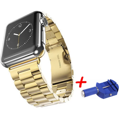 Ремешок для Apple watch Band 4 5 correa iwatch 42 мм 38 мм 3 2 44 мм 40 мм браслет из нержавеющей стали pulseira Apple watch 4 аксессуары - Цвет ремешка: band tool