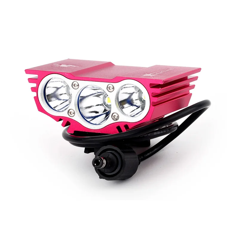 

6000 Lumen 3 x XM-L U2 T6 LED Bike Light Bicycle Front light LED Headlamp HeadLight Waterproof Aluminum alloy