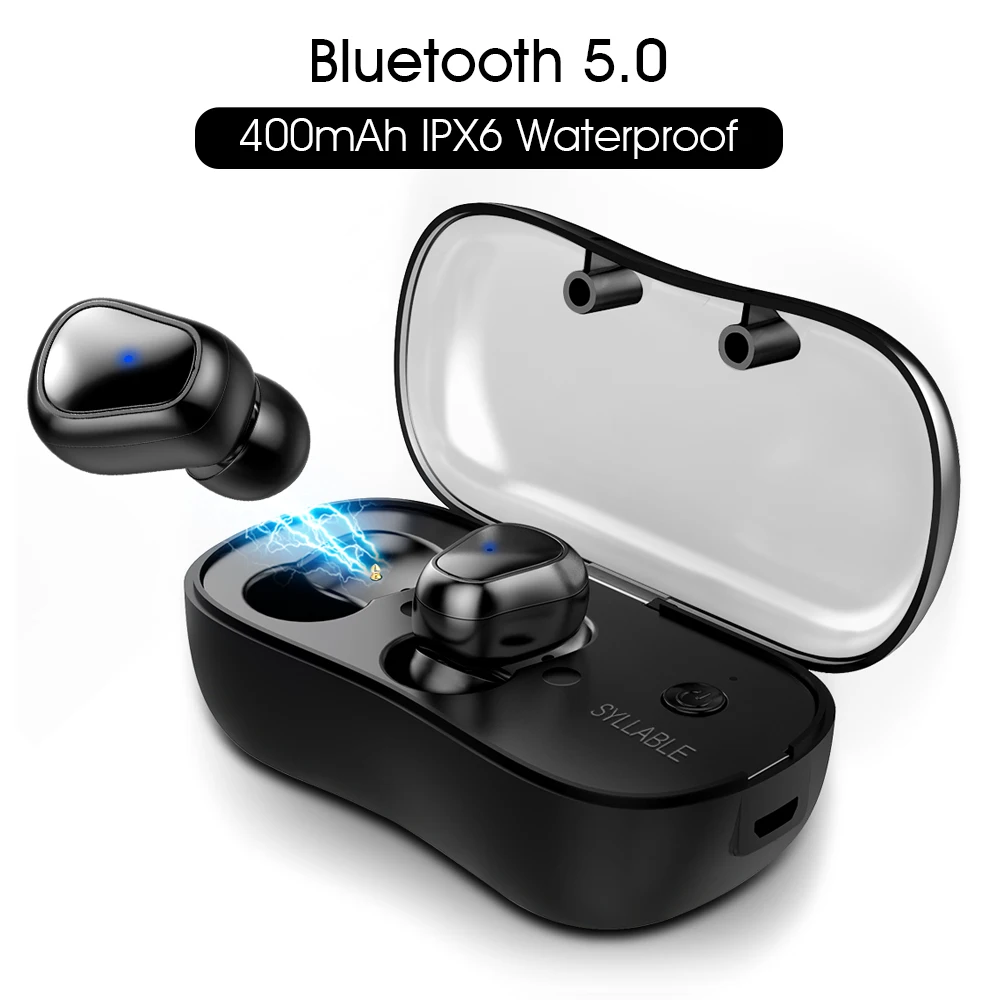 Оригинальные Встроенные наушники SYLLABLE D900P с двойным микрофоном TWS Bluetooth 5 0