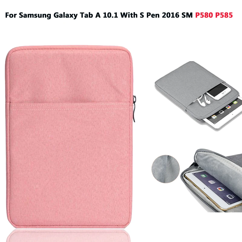 Для Samsung Galaxy Tab A 10,1 с S Pen SM P580 P585 SM-P580 протектор экрана из закаленного стекла пленка сумка чехол - Цвет: For P580 P585 10.5