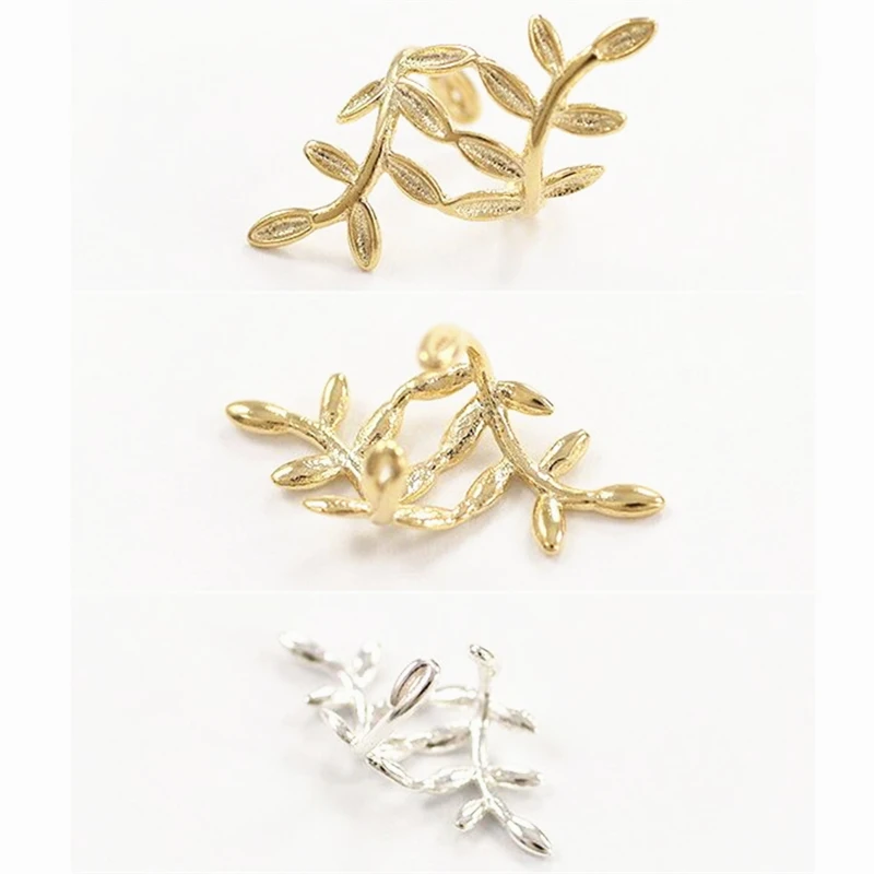 1pcs Ms. Wholesale Europe And The United States Fashion Retro Spread Leaves Ear Clip Earrings Punk Temperament Without Hole | Украшения и