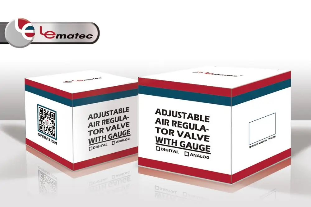 LEMATEC новый дизайн цифровой регулятор давления воздуха расхода датчик CE 1/4