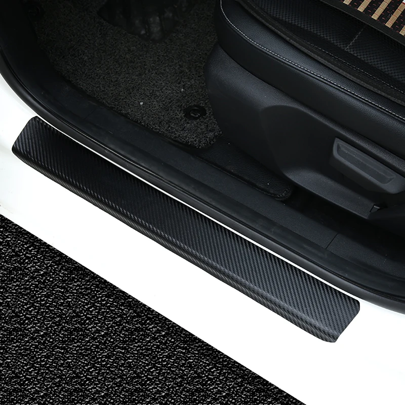 KOUVI карбоновые защитные накладки на пороги для Mazda из искусственной кожи CX 5 CX5 2017