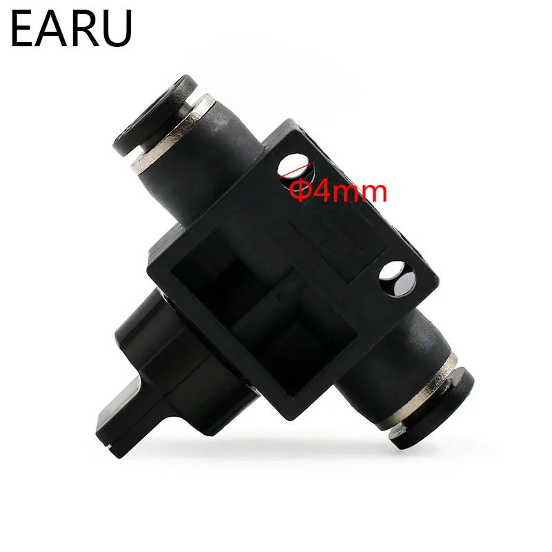 Черные пневматические быстроразъемные фитинги для быстрого соединения воздуха