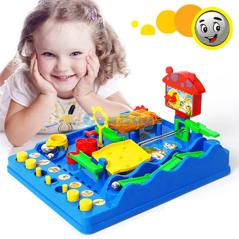 Забавное приключение аквапарк Bebe игрушки для детей Marbles Run Toys Parten детская
