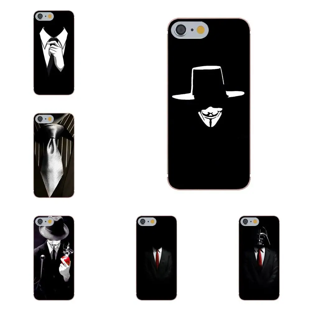Tpwxnx темный костюм Mystery Man TPU модный для Moto G G2 G3 HTC Desire 530 626 628 630 816 820 One A9 M7 M8 M9 M10 E9 Plus