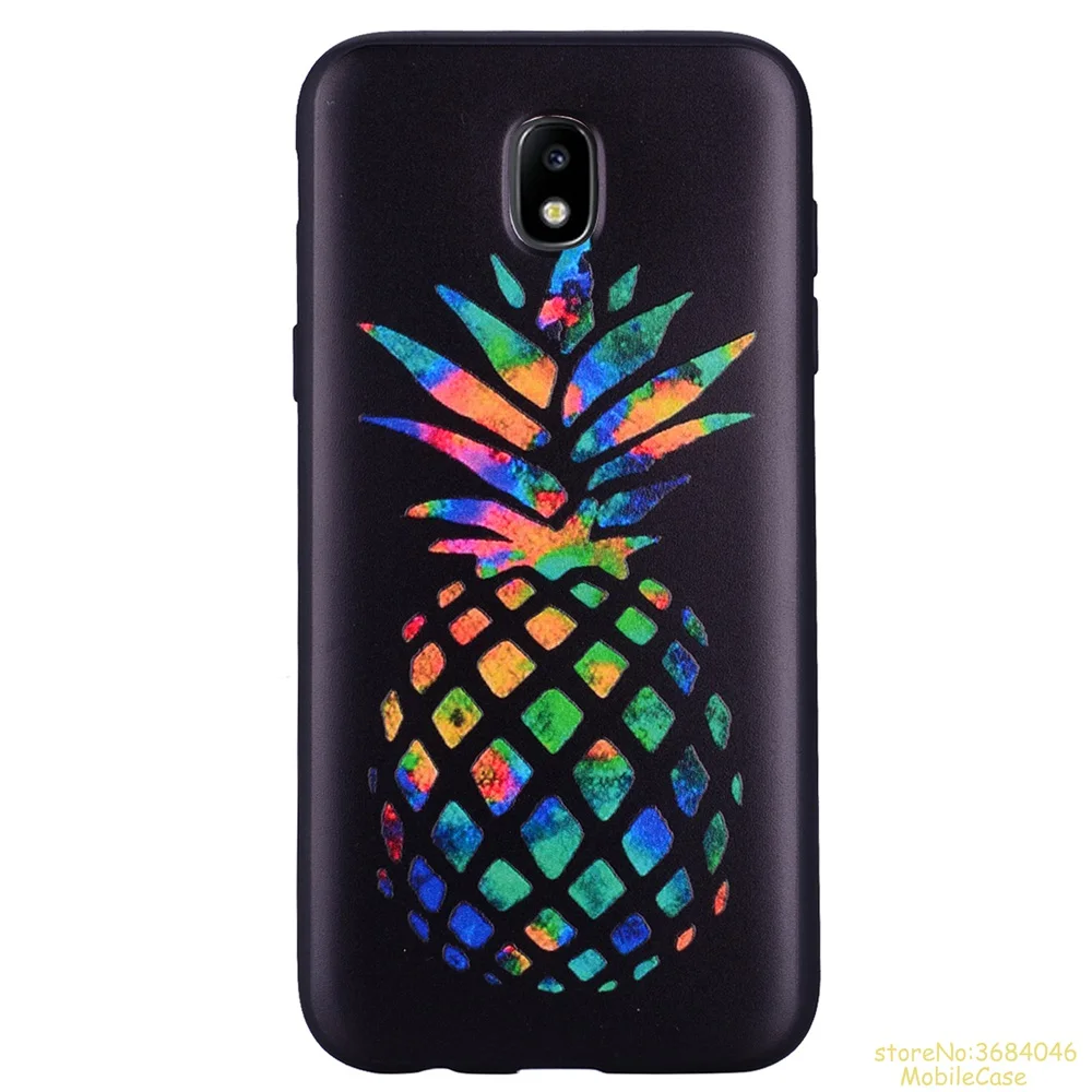 Мягкий ТПУ силиконовый черный чехол для телефона samsung J5 2017 J530F высокое качество