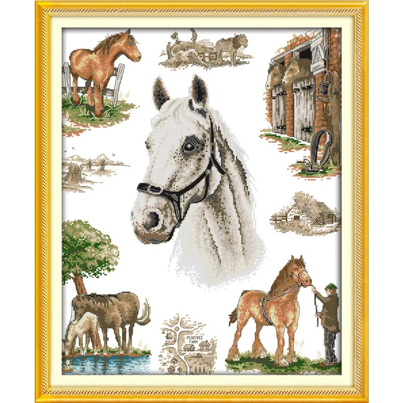 Набор для вышивки крестиком Joy Sunday рукоделие мультяшный холст вышивки|cross stitch