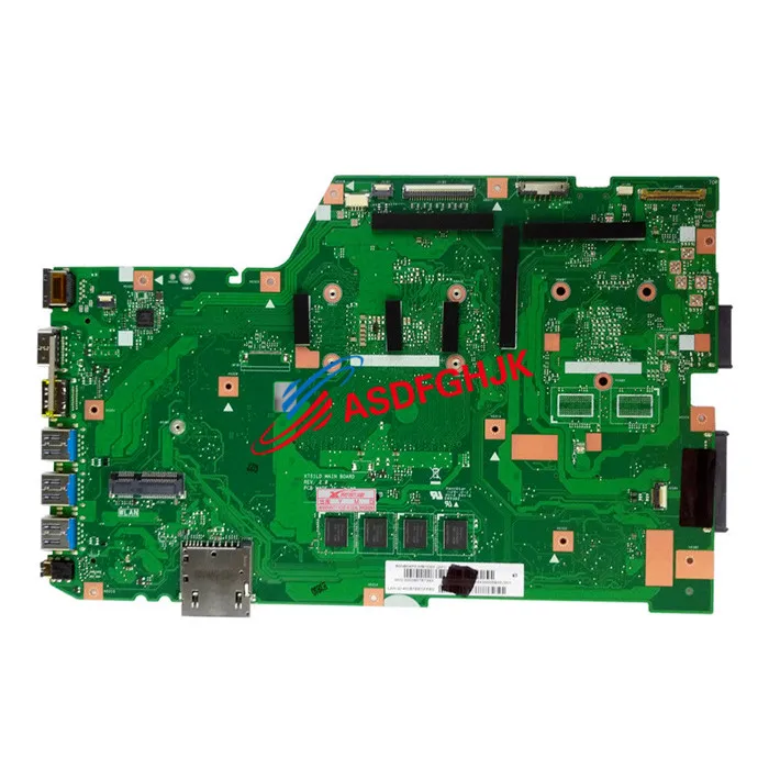 Оригинальный X751LA материнская плата для ноутбука ASUS X751L R752L X751LAB X751LD x751la с I5 4200U 4 ГБ