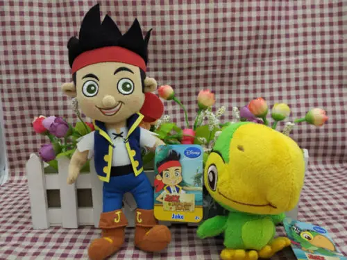 Джейк и пираты neverland skully bird плюшевая игрушка набор из 2 | Игрушки хобби