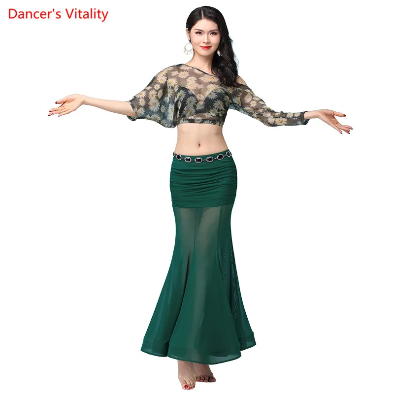 Набор для конкурсов танца живота 2018 осенняя и зимняя новая сетчатая