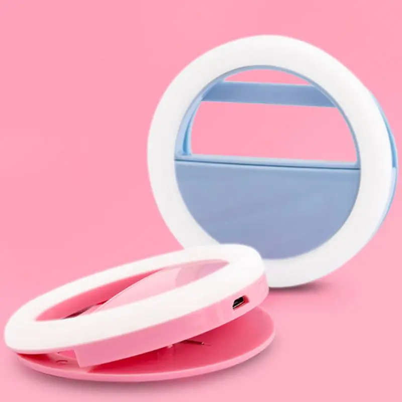 USB зарядка селфи портативный светодиодный вспышка для камеры телефона фото кольцо светильник 36 светодиодный USB Перезаряжаемый красивый тонкий светильник для фотографии