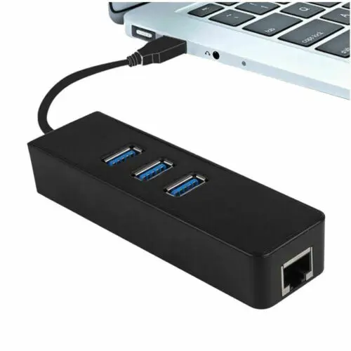 USB3.0 гигабит Ethernet карта + 3 порта концентратор USB 0 адаптер LAN RJ45 сетевой до 1000 Мбит/с