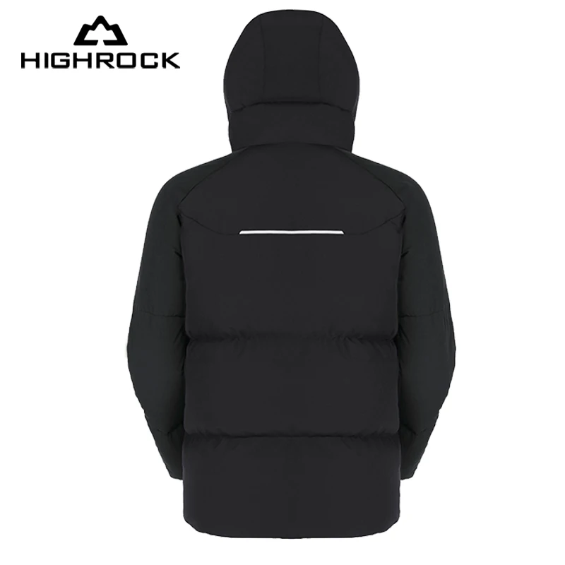 Highrock гусиный пуховик для мужчин зимнее утепленное пальто с подогревом спорта на