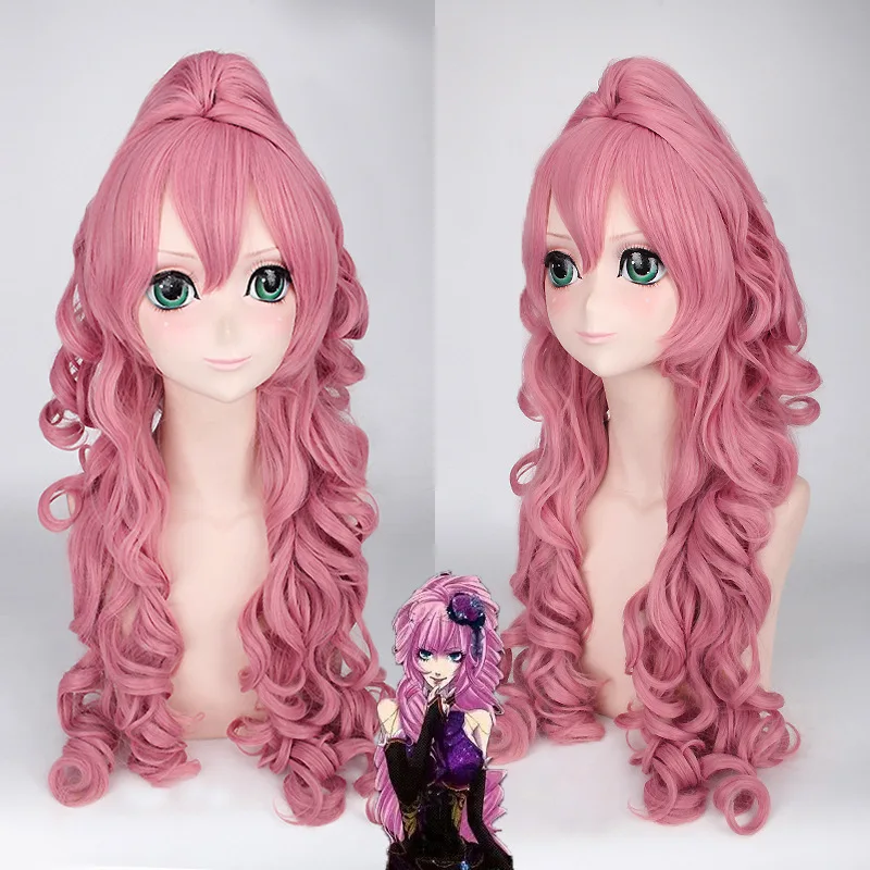 Vocaloid Megurine Luka длинный парик косплей костюм женские термостойкие синтетические