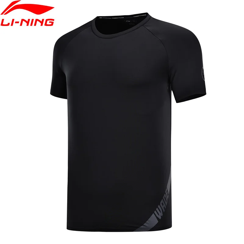 Li Ning Мужская баскетбольная Футболка серии Wade дышащая Стандартная посадка 81%