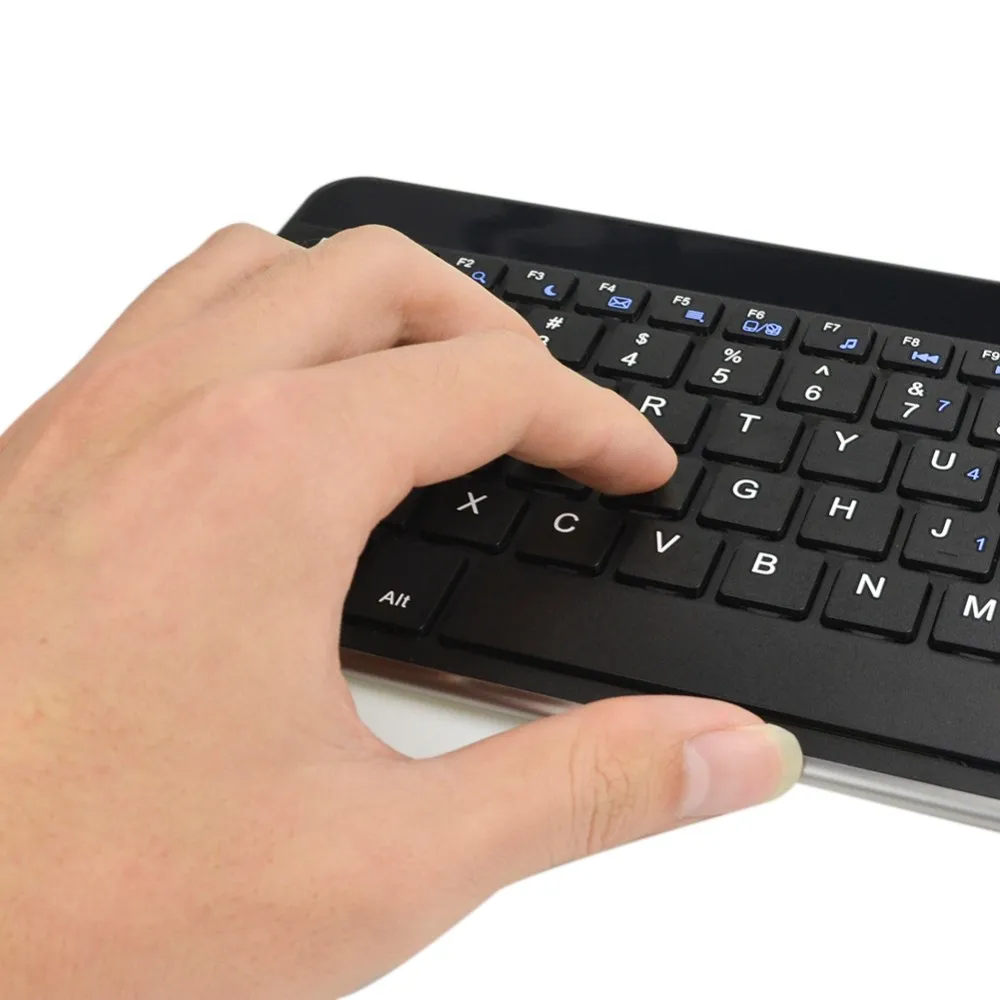 Модная ультратонкая беспроводная клавиатура 2 4 ГГц со встроенной сенсорной