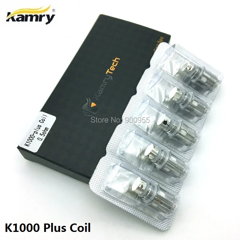 Оригинальный атомайзер Kamry K1000 Plus 5 шт./лот Сменная головка для электронной трубки