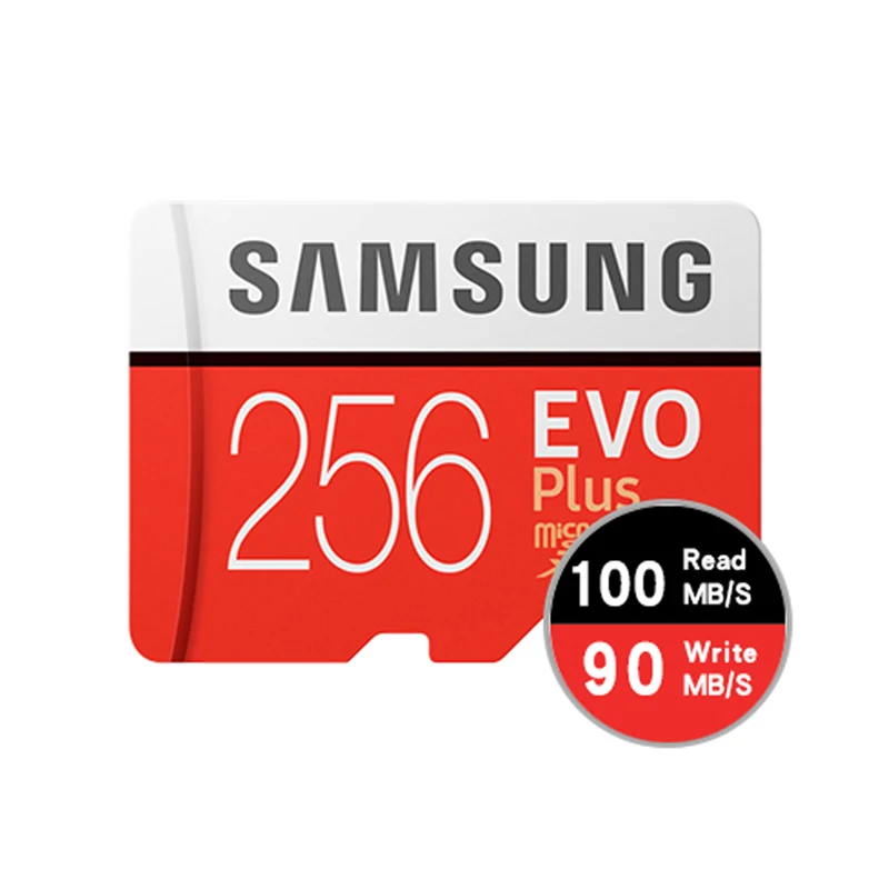 Карта Microsd SAMSUNG 256G 128 Гб 64 ГБ 32 ГБ 16 ГБ 8 ГБ 100 МБ/с./с класс 10 U3 U1 SDXC класс EVO+ Micro SD карта памяти TF флэш-карта