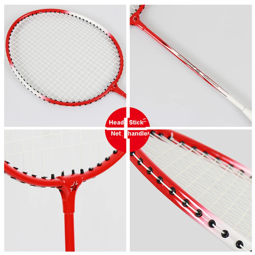 High Quality Badminton Racket Professional Men Women Rackets Light Weight Ferroalloy Fitness Equipment 1 pair | Спорт и развлечения