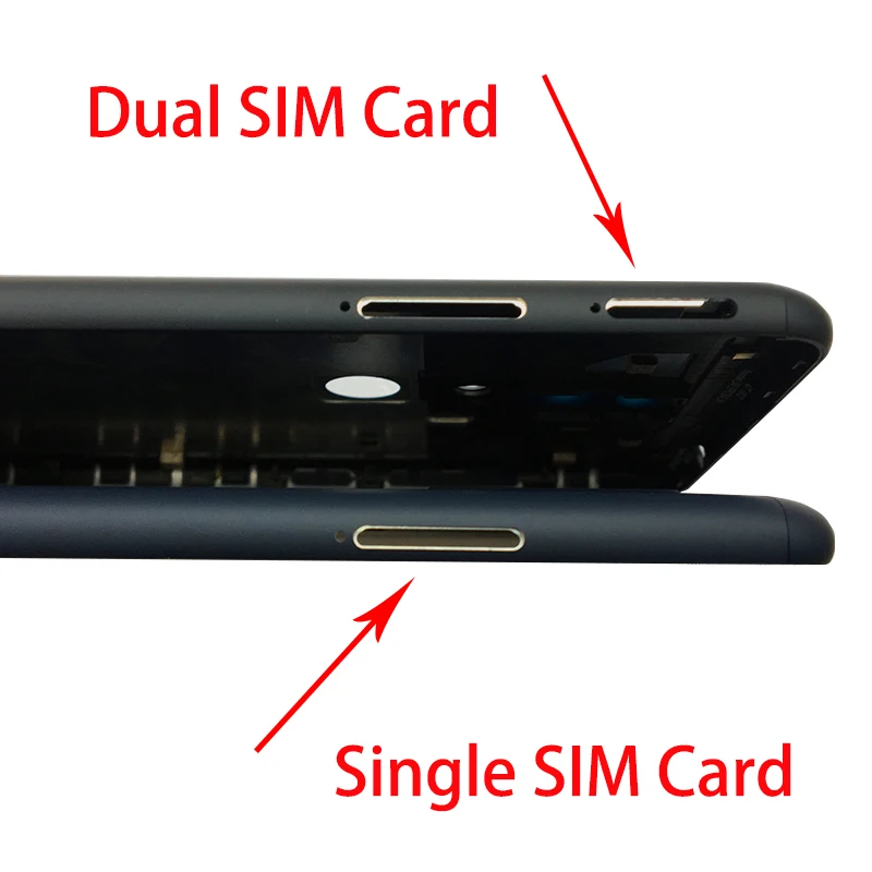 ZUCZUG Новый одиночный/двойной SIM карта металлический задний корпус для Nokia 3 1 Plus