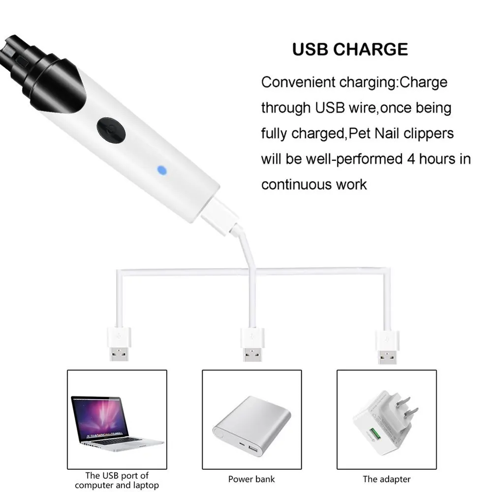 Электрическая машинка для стрижки ногтей USB зарядка перезаряжаемая домашних