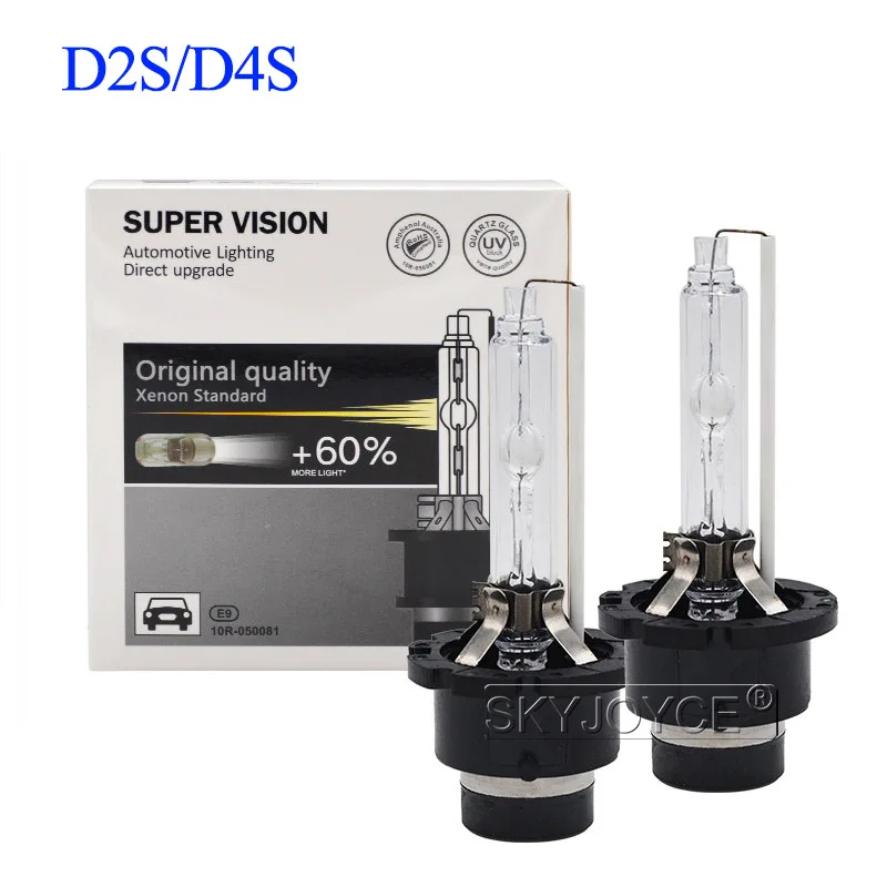 SKYJOYCE оригинальная 35 Вт D1S ксеноновая HID лампа D2S 5000K 4300K D4S D3S 6000K 8000K Автомобильная