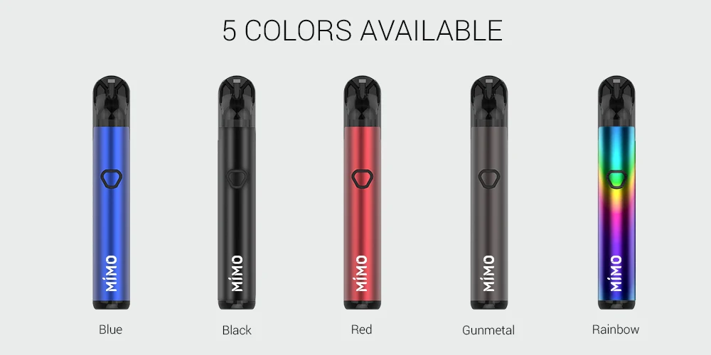 Vape pod kit G taste Mimo pod kit 450 мАч встроенный аккумулятор 1,3 мл боковая система заполнения pod испаритель vs justfog minifit