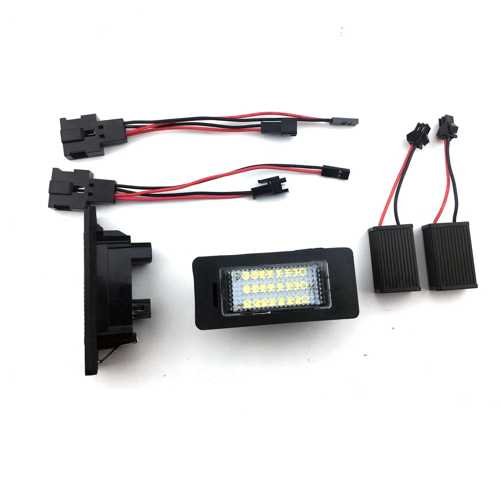 2 шт. 24SMD светодиодный номерной знак светильник Подходит для Audi A1 8X / A3 8V A4 S4 B8 A5 S5