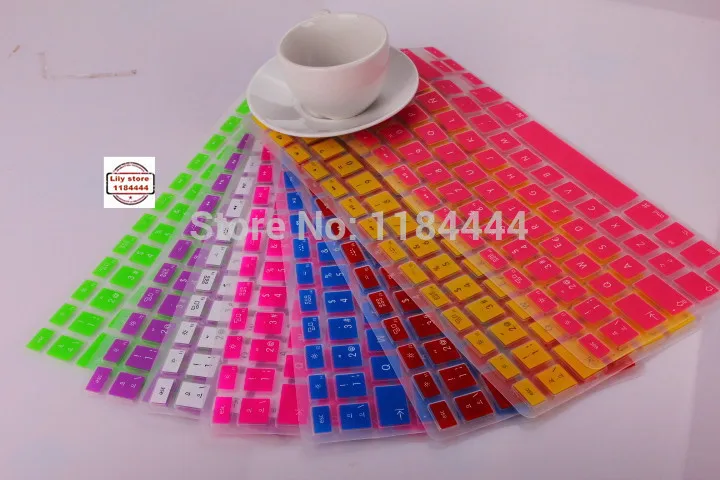 Европейская испанская буква клавиатура Обложка пленка для Macbook Pro Retina 13 15