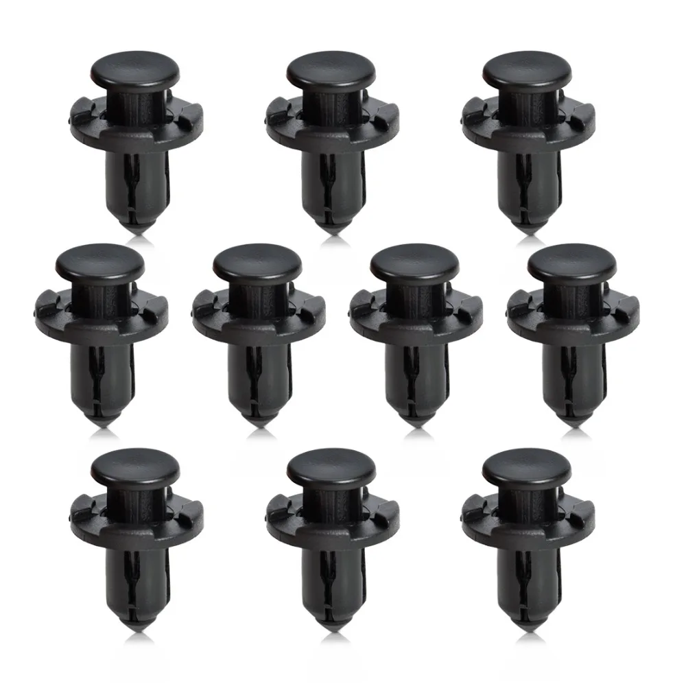 

10pcs Black Bumper Engine Cover Fender Grille Clips 90914-0007 Fit 11mm Hole for Subaru Forester Impreza Legacy outback Tribeca