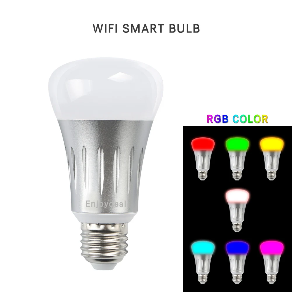 1 шт. умная Светодиодная лампа с регулировкой яркости 7 Вт E27|rgb led lamp|lamp forled lamp |