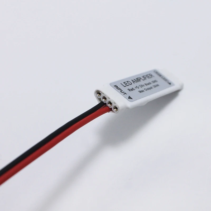 DC5 24V ультра тонкий мини портативный RGB Светодиодные полосы света усилитель