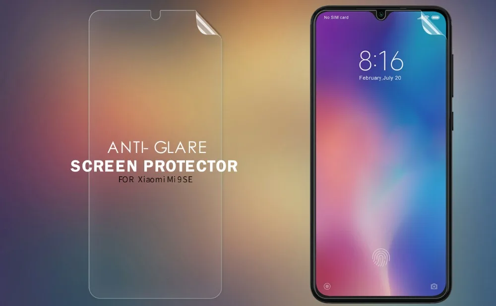 2 шт./лот для Xiaomi Mi 9 SE NILLKIN кристально прозрачная защитная пленка или Антибликовая