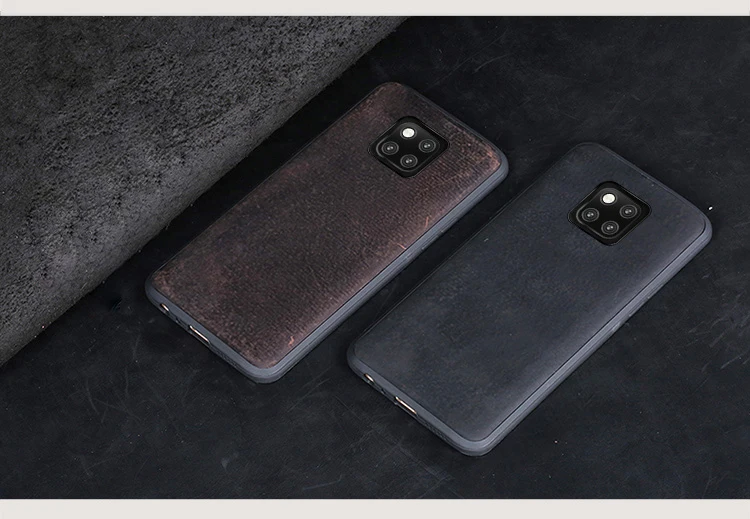 Чехол для телефона huawei mate 20 9 10 Lite P10 P20 Pro Чехол из воловьей кожи винтажная текстура задняя крышка для Honor 8X Max 9 10 ретро чехол s