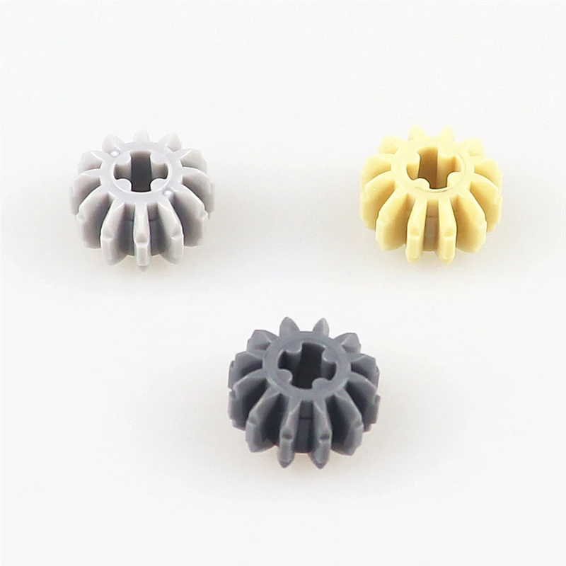 MOC LegoINGlys Technic Gear Z12 1.4X0.8CM колеса строительные блоки совместимы с Parts Bricks Enlighten