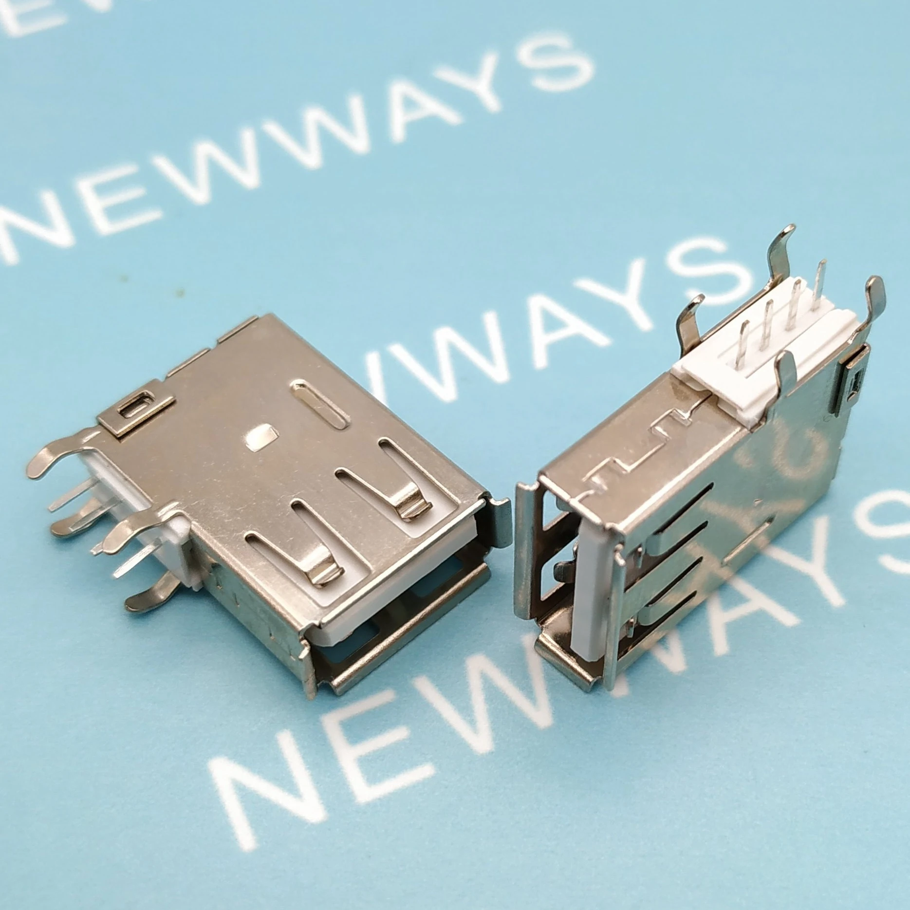 10 шт. Женский боковой штекер корпус Af Usb интерфейс передачи данных 90 градусов