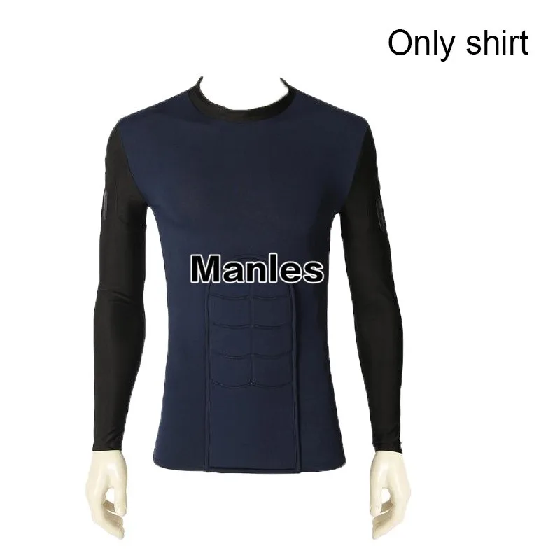 Only shirt Бэтмен Ниндзя Косплей Брюс Уэйн костюм Плащ Хэллоуин Бэтмен индивидуальный заказ человек Рождество кожаные аксессуары Броня нарукавник - Цвет: Only shirt