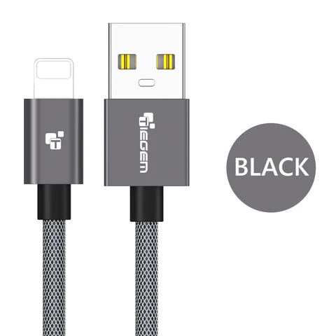 USB-кабель Tiegem для быстрой зарядки и передачи данных для iPhone 13 12 11 pro max 7 6 iPad Air Mini