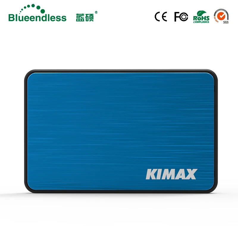 Внешний корпус для жесткого диска BLUEENDLESS 2 5 дюйма USB 3 0 SATA черный чехол алюминиевый